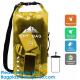 Colored 15Liter Shiny Clear Window Water Proof Dry Bag Ultralight Outdoor Waterproof Dry Storage Bag For Sports