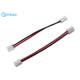 Micro JST PH 2.0 2Pin Connector Plug Female Wire Harness With Black Red  24awg 50mm Cable