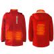 7.4V Winter Battery Heating Coat Warmer Heating Clothes Men'S Electric Heated Hooded Clothes