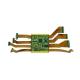 Green Yellow CE FCC RoHS 6OZ Rigid Flex Board Pcb Circuit Board Supplies