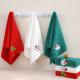 Accompanied by Hand Gift Soft and Absorbent Christmas Towel in Coral Velvet for Year