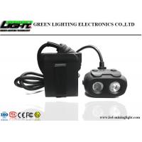 25000lux LED Mining Light Dual Beam Functional Cap Lamp Mountable Positioning System