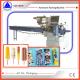 PLC Controlling Flow Wrap Packing Machine  Ice Lolly Moon Cakes 4.6KW