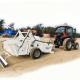 300mm Cleaning Depth Hydraulically Controlled Vibrating Screen Beach Cleaning Machine