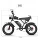 high carbon steel 350w Electric Bike Electric Mid Drive Fat Bike 80Km