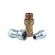 Steel TG Close Type Socket Hydraulic Quick Coupling With Valve Plug
