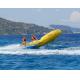 Yellow 0.9mm PVC tarpauli Inflatable Flying Fish Boat With Handles