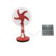 High-quality 12v DC  desk fan solar rechargeable table  fan with charging  battery and led lamp