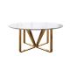 Large Round Marble 6 8 10 Seater Dining Table Set