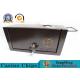 Thick Metal Official Cash Tip Box , Casino Drop Box With Two Safety Locks