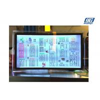 Table Standing Crystal Acrylic LED illuminating menu sign for restaurant