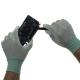 White Cleanroom Antistatic Nylon ESD PU Palm Gloves
