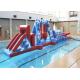 Funny Kids Sports Inflatable Water Obstacle Course With Safety PVC Tarpaulin