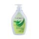 500ml Empty HDPE Shampoo Pump Bottle Flat Sunscreen Body Lotion Pump Bottles