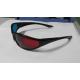 Eco-Friendly Plastic Red Cyan 3D Glasses Polarized For Look 3d Movie