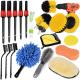 High Quality Removable Drill Soft Brush Car Detailing Brush Waxing Sponge For Interior Exterior Washing