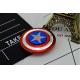 Captain America Si3n4 hybrid ceramic bearing fidget spinner,hand spinner  1114
