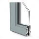 Large Wall Thickness External Aluminum Swing Doors Waterproof Heat Insulation