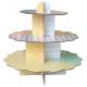 Personalised Cardboard Cake Stand Down Packing For Advertisement / Promotion