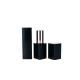 Cosmetic Black Square Lip Balm Tubes Portable Plastic Lipstick Tube For Lip Care
