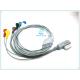 DMS 3m Length ECG Electrode Cable 7 Leads With One Year Warranty 4mm Diameter