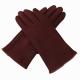 Polyester Winter Warm Gloves Fashion Classic Red Stretch