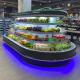 Supermarket Commercial Multideck Round Island Open Chiller Refrigeration Equipment