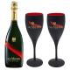 150ml 5oz Red Reusable Champagne Flute Customizable Color