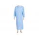 Non Woven Disposable Surgical Gown / Medical Clothing With Knitted Sleeve