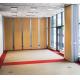 Melamine Acoustic Partition Wall For Function Hall , Sliding Soundproof Room Dividers