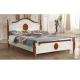 Countryside Style King Size Double Wooden Bed