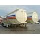 Liquid Flammable Gasoline Tanker  Semi Trailer 3 Axles For Diesel ,Oil , Kerosene 45000Liters Transport