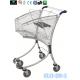 40L Airport / Supermarket Shopping Trolley Zinc Plated , Presonal Shopping Cart