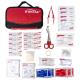 Red Nylon Trauma First Aid Kit With Cute Surviving Rescue Emergency Handbag