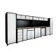 Metal Garage Storage Cabinet with Under Cabinet Lighting and Power Coated Finish