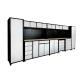 Store Cold Rolled Steel White Storage Cabinet with Wheels Modular Garage Wall Cabinets