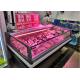 Stainless Steel Meat Fish Display Freezer Counter 580W Single Temperature