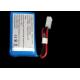 Non Toxic SGS Flat 3.7V 1S2P Lipo Ultra Thin Battery Pack