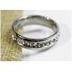 Engagement 5mm Zircon Crystal Jewelry Stainless Steel Ring For Girls