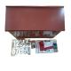 Wall Mounted Apartment Mailbox Rainproof Galvanized Steel and Red Flag Combination