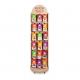 Creative Double Side Display Rack Wood Snacks Rotating Retail Display Stand