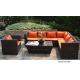 outdoor sofa furniture rattan modular sofa --9035