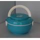 Round PP Handle Insulated Lunch Box , Reusable Lunch Containers Portable