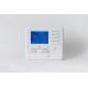 White Electronic Room Thermostat 2 Heat 1 Cool With Blue Backlight 24V Powered Low Voltage