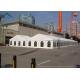 500 People White PVC Roof Exhibition Tents With Clear Windows