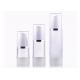 Clear Frosted Airless Pump Bottles Cosmetic 15ml 50ml For Lotion Cream OEM