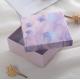 Square Cardboard Gift Packaging Boxes Flesh Style Pattern Green Blue Purple 12*12*5cm