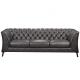 Multipurpose Modern Leather Sofa Durable Abrasion Resistant For Home