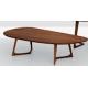 America Mid century solid wood low coffee table