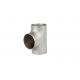 Seamless Stainless Steel Buttweld Fittings / Equal / Reducer Tee ASTM B16.9 For Industry